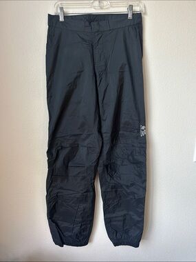 Women’s Mountain Hardwear Black Lightweight Jogger Rain Pants
